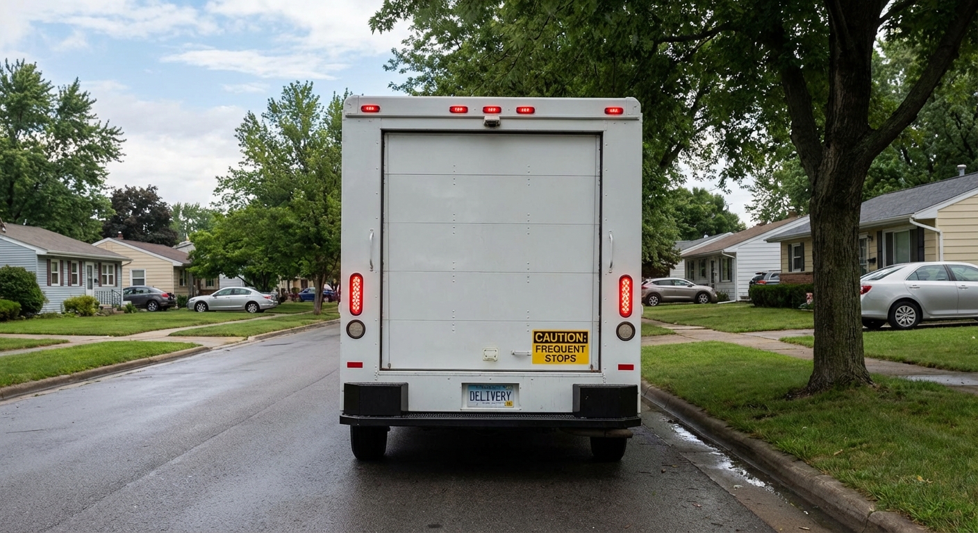 7 Steps Amazon Truck Hit Car — delivery truck accident information